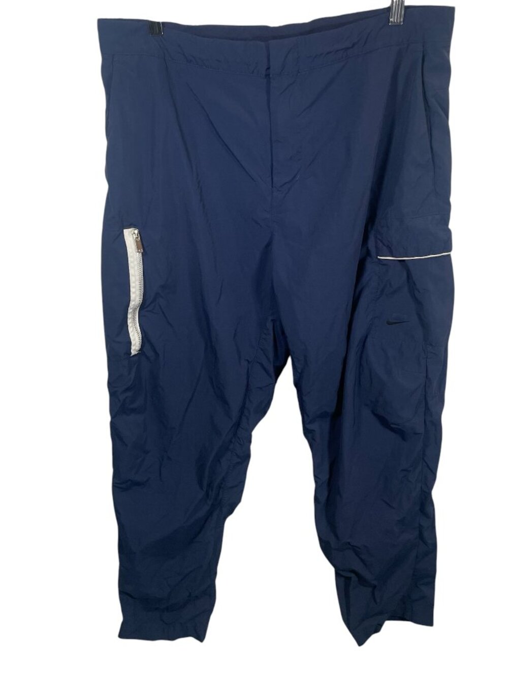 Nike Sportswear Essentials Woven Utility Pants Size Large Blue Pockets DM6681
